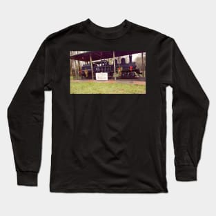 Vernonia Shay locomotive at Christmas Long Sleeve T-Shirt